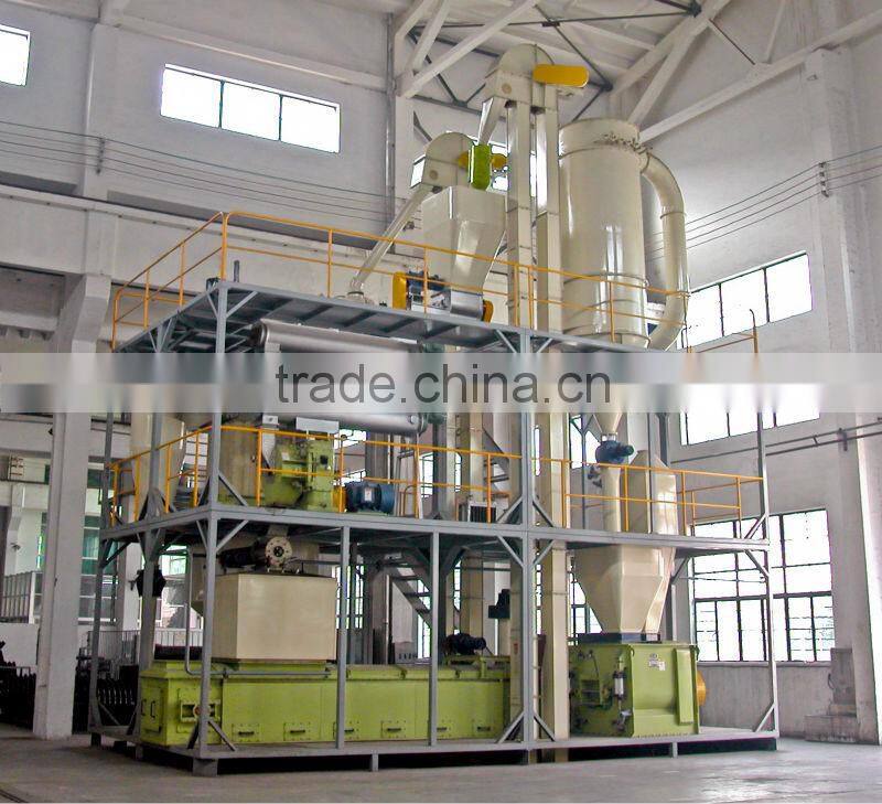 easy maintenance pig feed pellet production line with overseas service supply