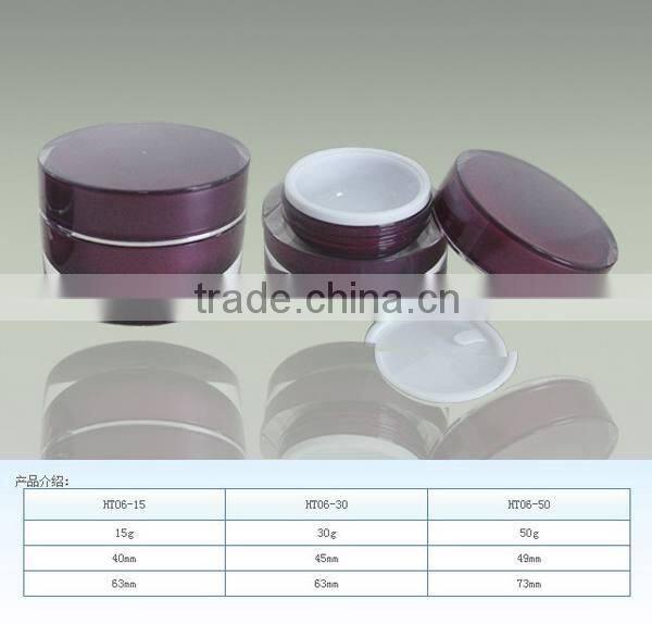 Acrylic jars, premium cosmetic jars, popular acrylic jars