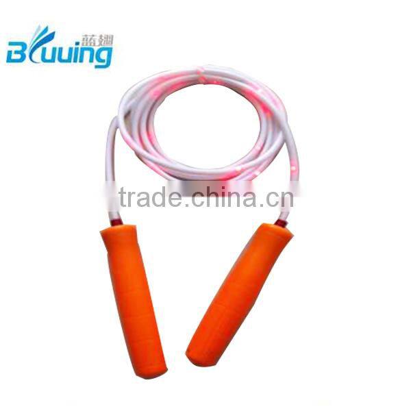 2015 hot selling high quality bluuing brand pvc jump rope for kids joys