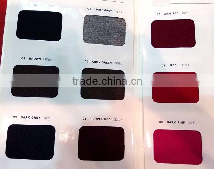 Factory Wholesale Ladies Black Wool Gloves with Fake Fur Cuff