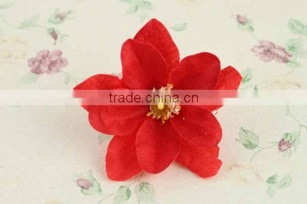 Cheap decorative fabric lily flowers artificial flower heads