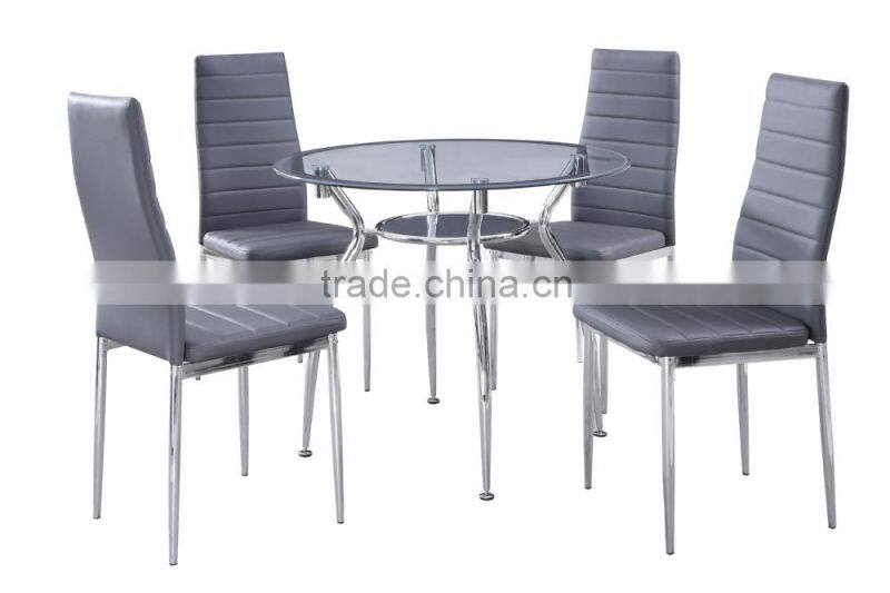 Round Luxury Dining Table and chairs set
