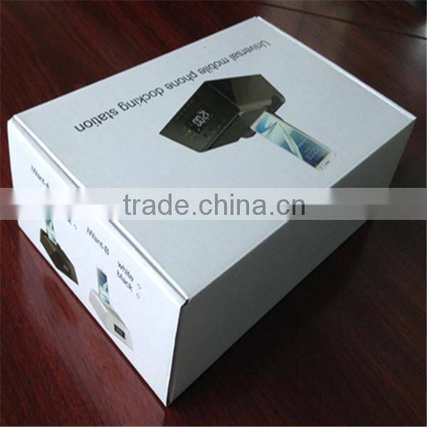 Dock Station Bluetooth Alarm Speaker Support for Smartphone