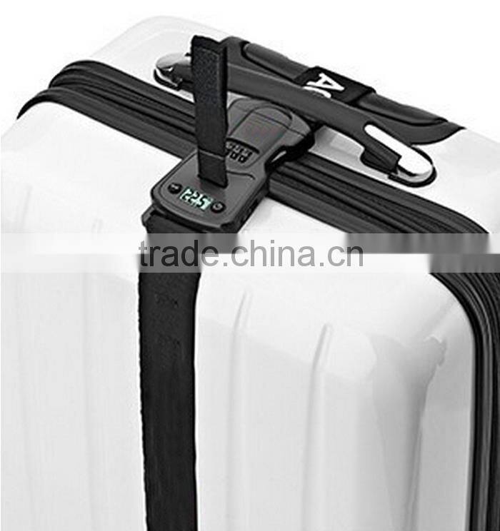 2015 Newly Design 40KG LCD Digital Password Lock luggage Belt Scale digital luggae scales