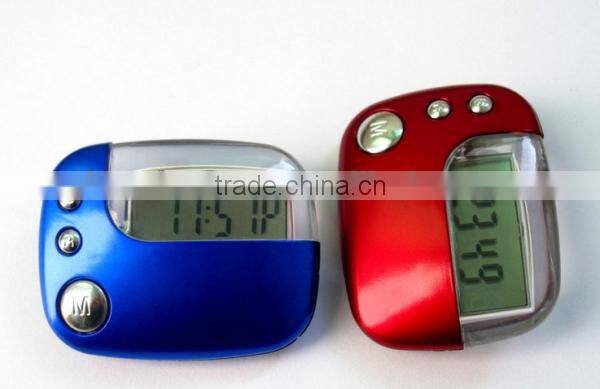 3 Buttons Multifunctional Digital Pedometer with Calculating calories and distance