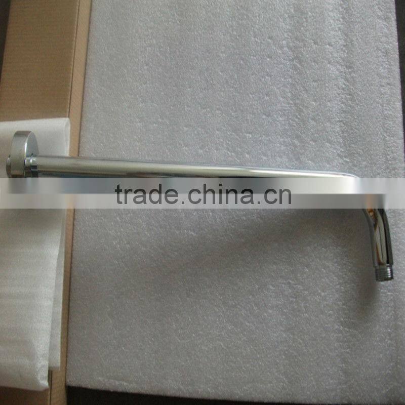 400mm round brass chrome ceiling shower arm