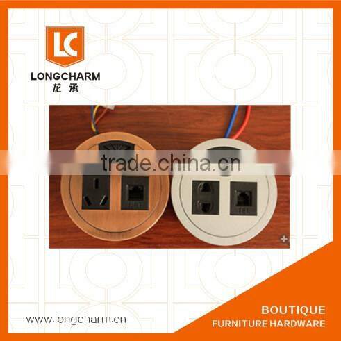 multifunctional metal cable gromment round office cable organiser made in China