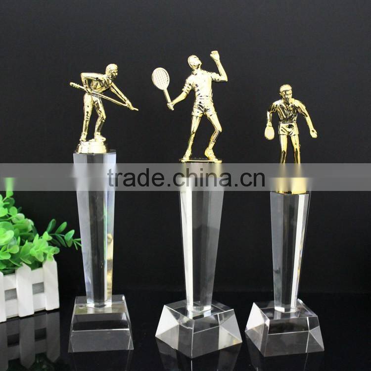 2016 cheap China New medal & crystal sports award trophy