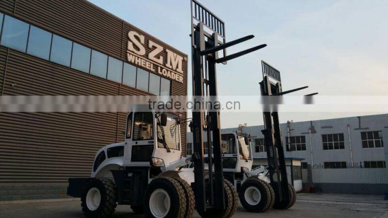 2015 New Terrian Forklift C6000 with 6000kg rated capacity