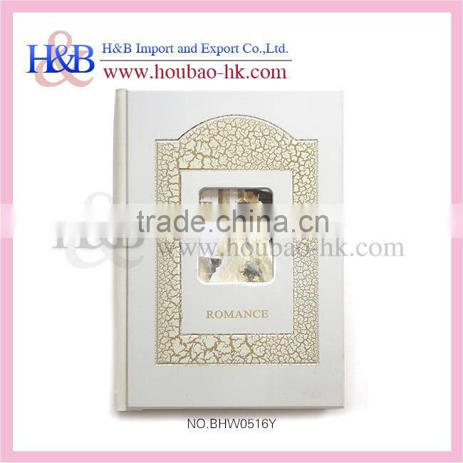 Fancy Design Hot Sales Wooden Hard Cover Wooden Photo Album