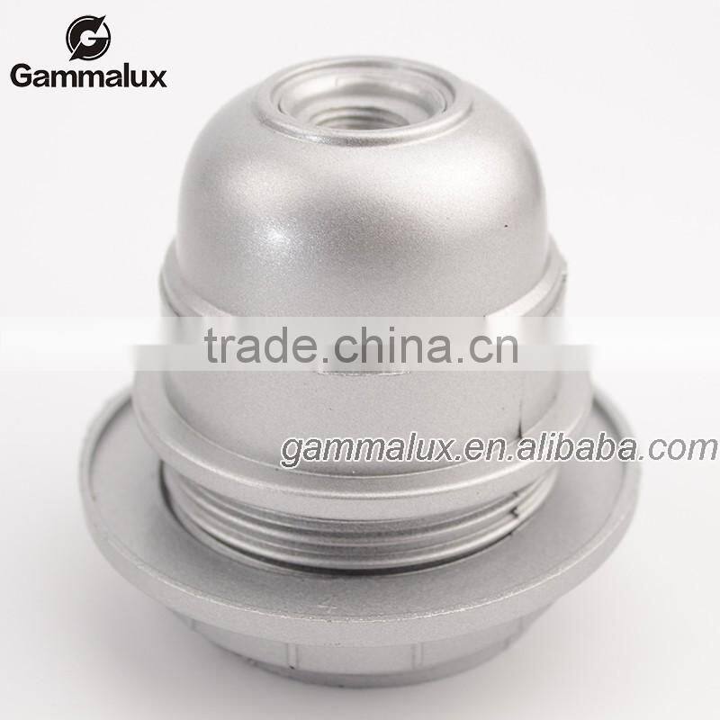 E27 Silver Bakelite Lamp Holder/ E27 Half Threaded Body Bakelite Lamp Holder/Good Quality