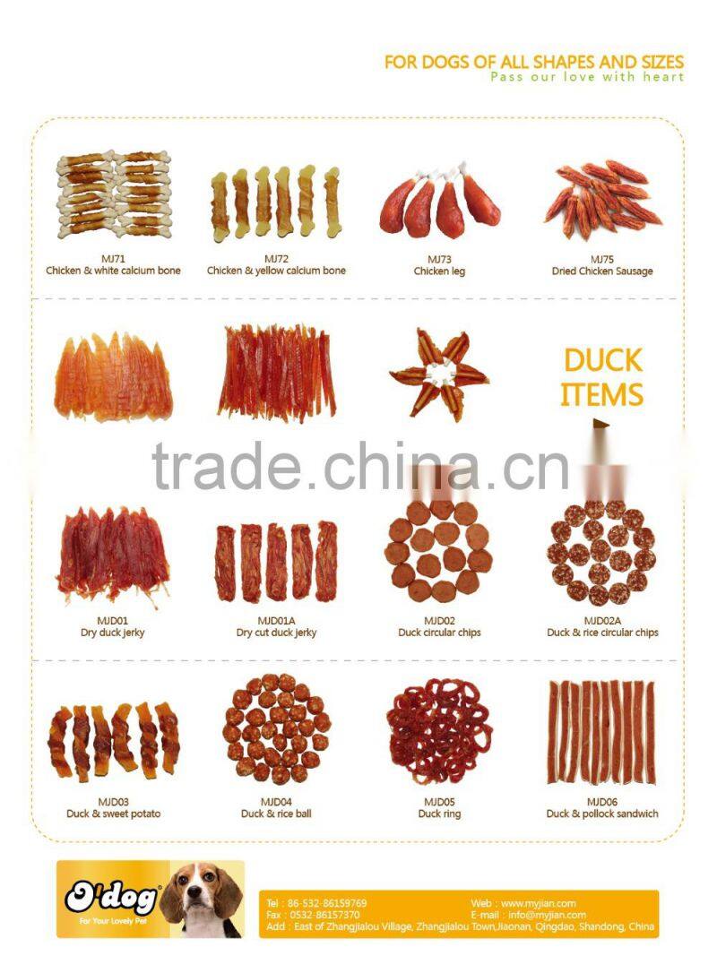 dog treats duck & sweet potato pet Food