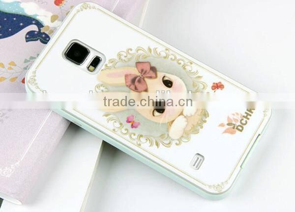 Custom korea print mobile phone accessory for samsung galaxy s5 back cover