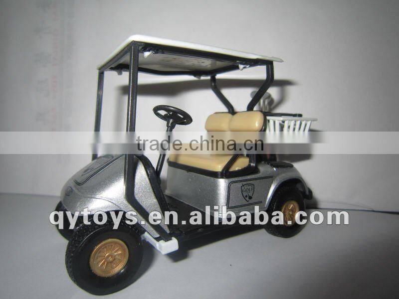 6 Color Aolly return-power Golf Car Model Toy Die cast Model