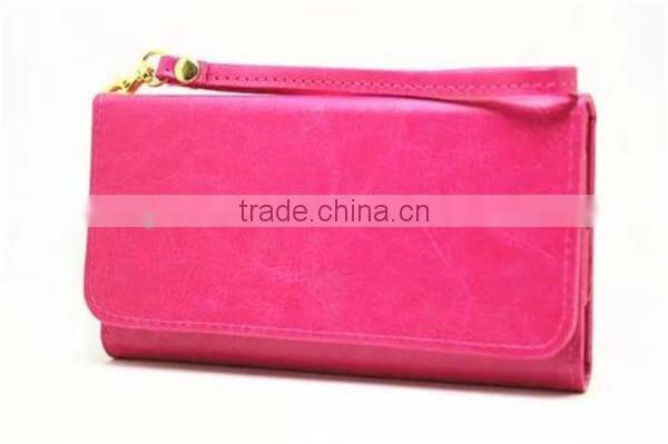 Wrislet Bag Clutch Wallet Case Cover skin Card Cash Slot Pouch For Lenovo a808