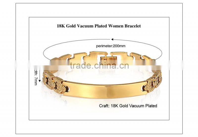 18K Gold Plated Glaze Bracelet