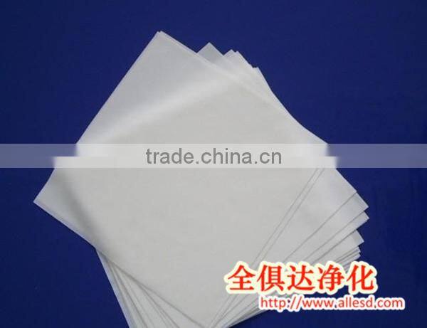 100%polyester straight knit cleanroom wipe
