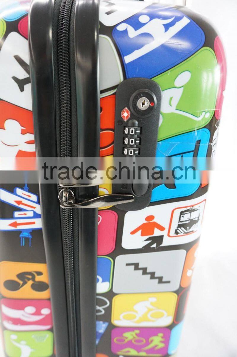 2016 China Fashion Colorful luggage bag Factory Trolley luggage New bags cases