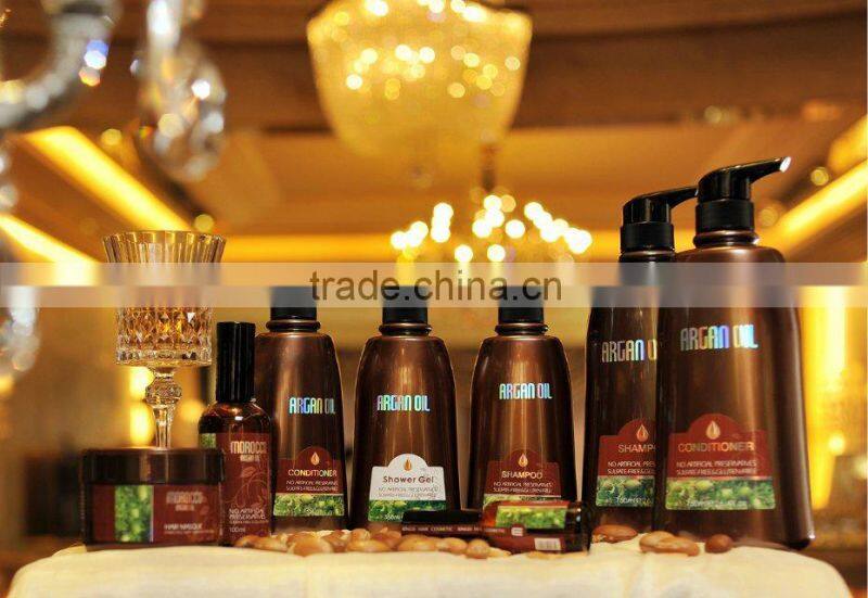 2016 newest best hot sell moisture and smoothing private label keratin pure Argan Oil Shampoo