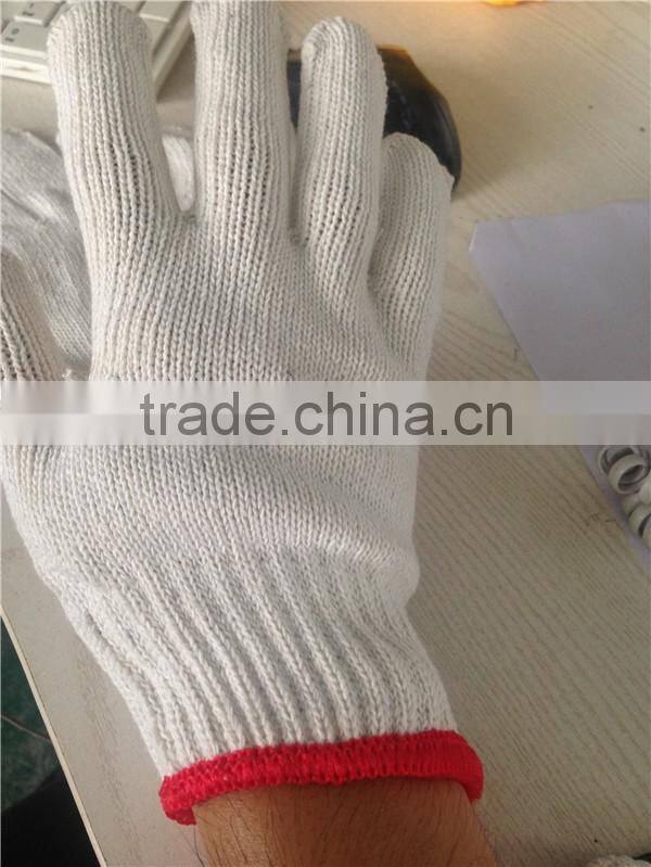 knitted cotton hand gloves