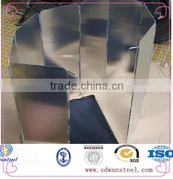 galvanized wind deflector screen