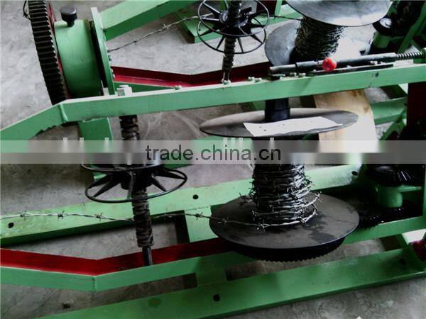 National defense iron barbed wire fence making machine