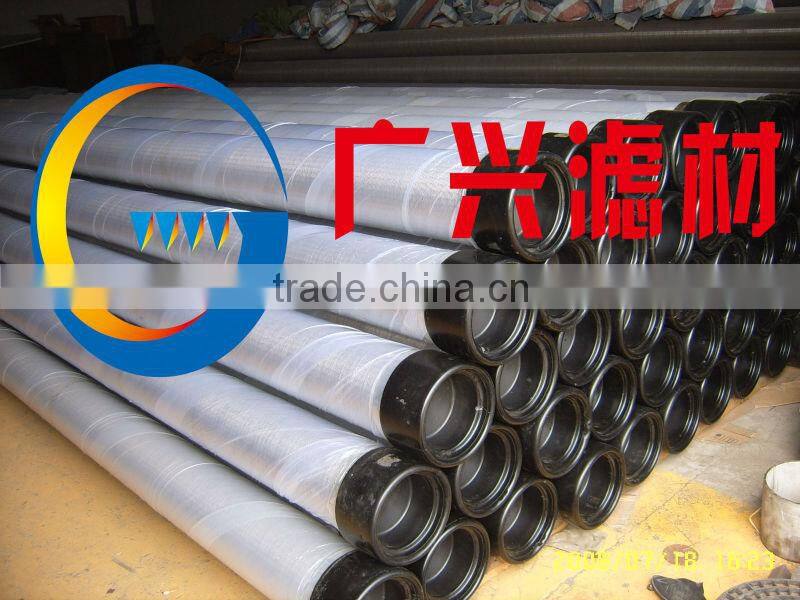wire wrapped screen used in water well