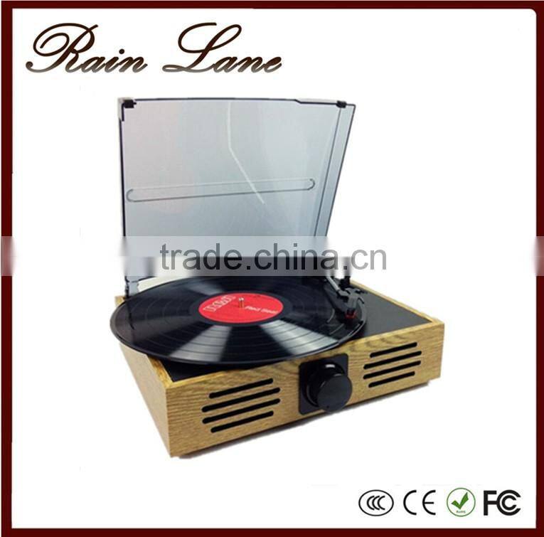 Rain lane Retro Turntable Vinyl player with USB Turntable