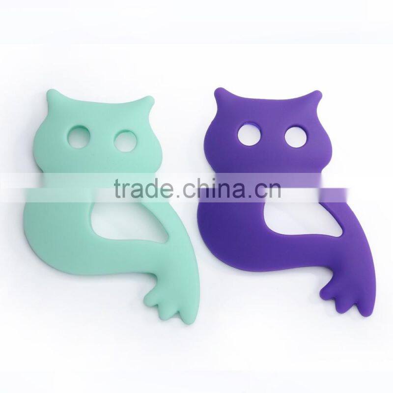 Funny Shape BPA Free Silicone Pendant, Baby Teething Pendant, Silicone Baby Teething Pendant Necklace