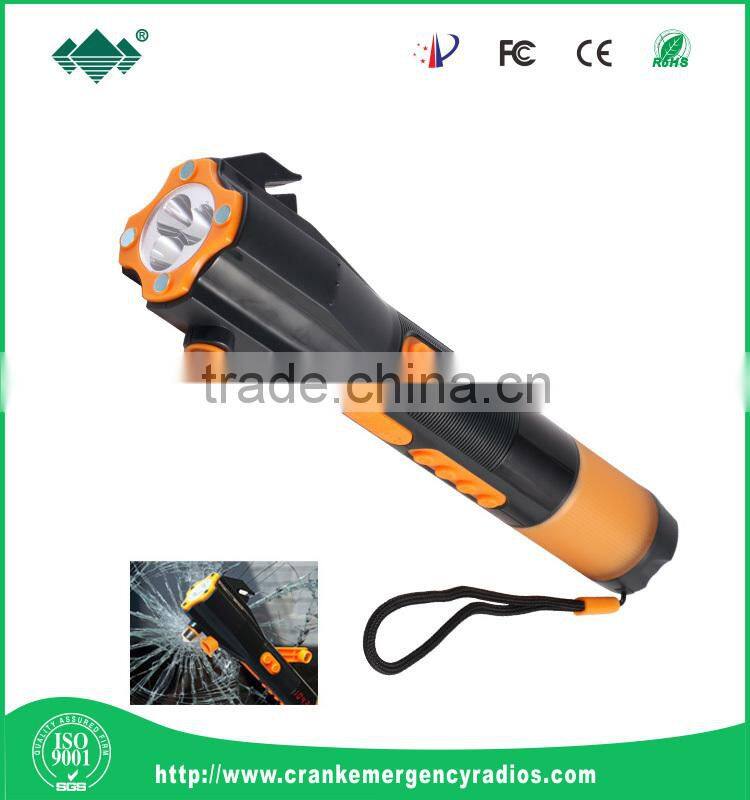 Emergency Siren Hammer With S.O.S LED Red Flashlight Used In Car