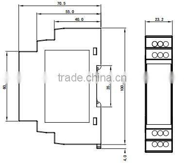 Single Phase Smart Din Rail Digital Electricity Meter With RS485 and Tranmition Output