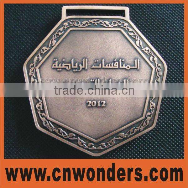 High quality bronze color custom medals