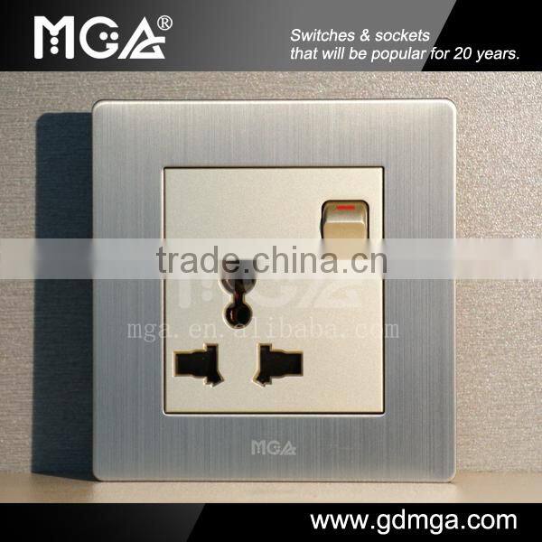 switched 16amp 3 pin plug socket