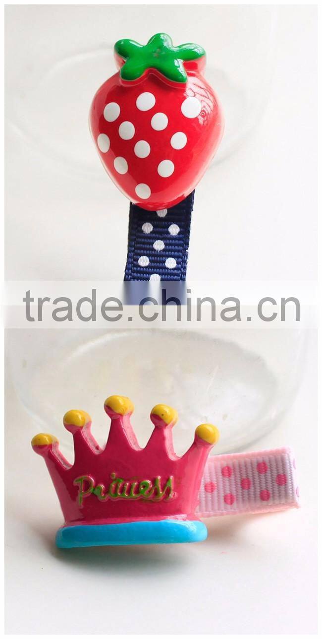 Kids Baby Hair Accessories Acrylic Hair Clips Hairpins For Girls