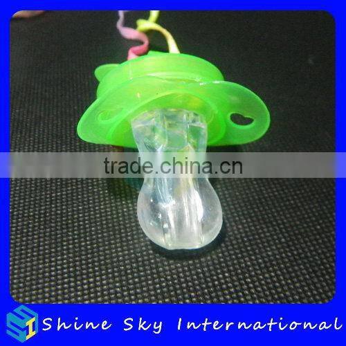 Bottom Price New Arrival Bar Led Pacifier Flashing Cheer Whistle