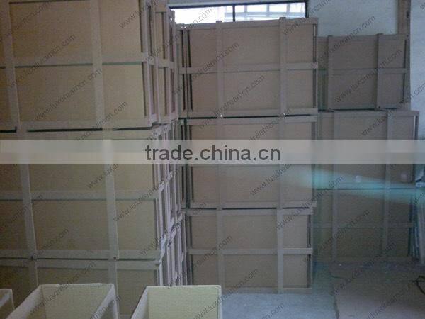 China manufacturer red mini glass basin for hotel project