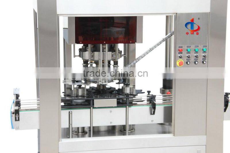 Automatic Rotary Vinegar Bottle Lid Pressing Capping Machine