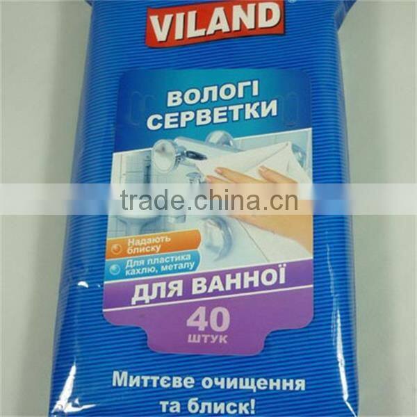 bathroom toilet cleaning wet wipes, wet tissue