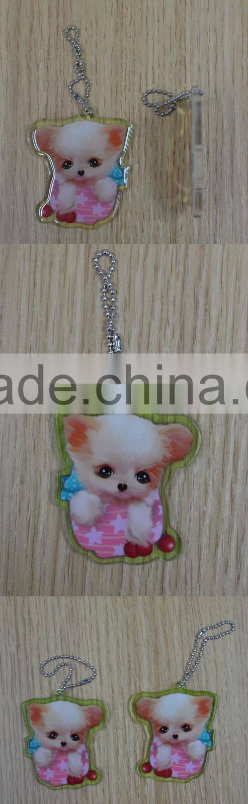 Blank Photo Acrylic Keychains, Acrylic Plastic Key Chain Blank Keyring