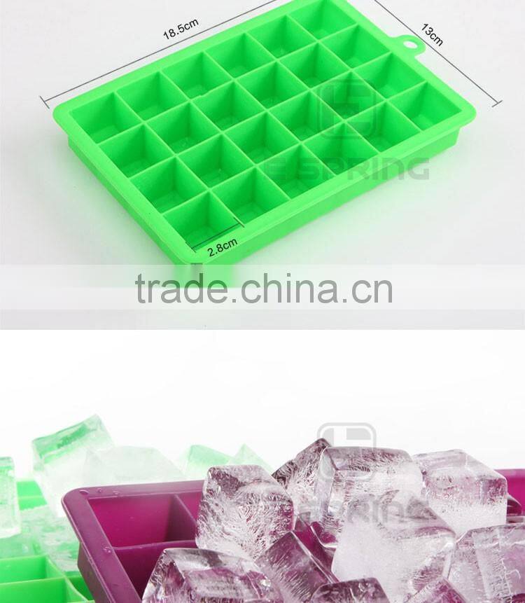 24 holes Silicone Ice Cube Tray maker