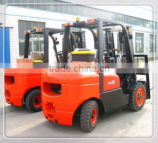 3 ton forklift truck diesel hydraulic wheel machinery