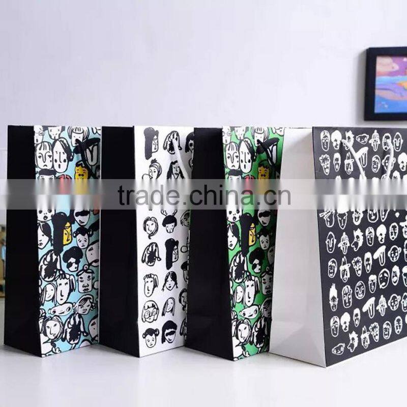 cardboard shopping gift custom OEM paper bag