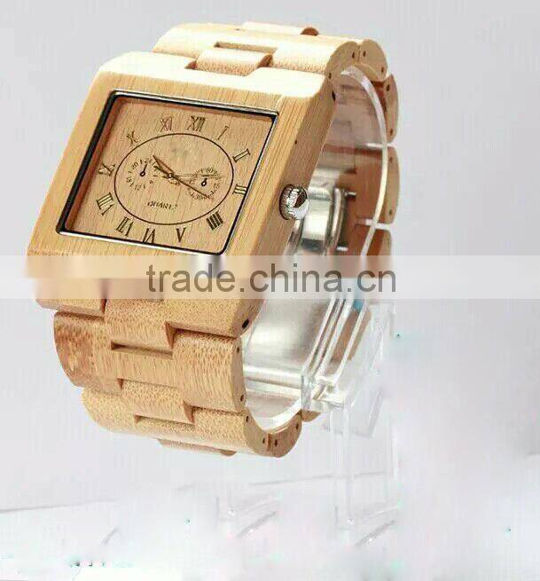 2015 Popular wood watch for ladies and man, japan quartz movt, China Manufacture