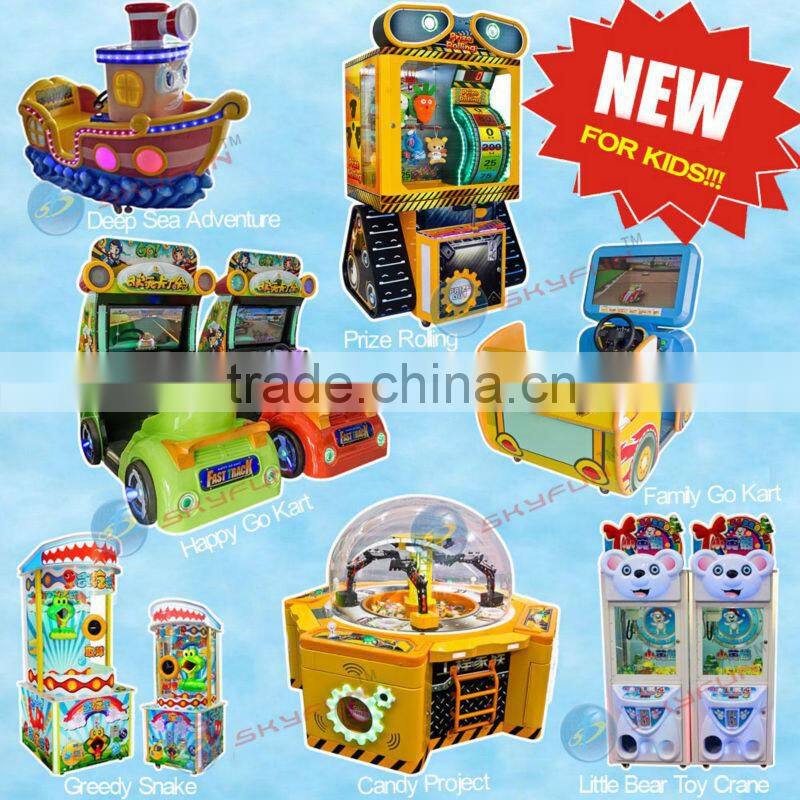 Happy scooter arcade game machine for hot sale