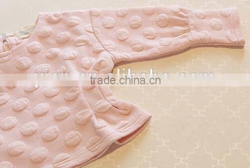 2015 Professional Factory OEM Sale Baby Dress Autumn Hot Sale Top Quality Girls Plain Cotton Dress