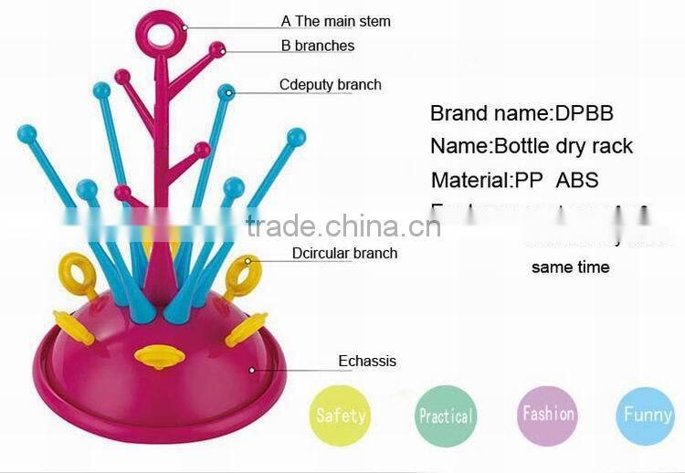 Non-toxic pp bpa free infant bottle pacifier shelf