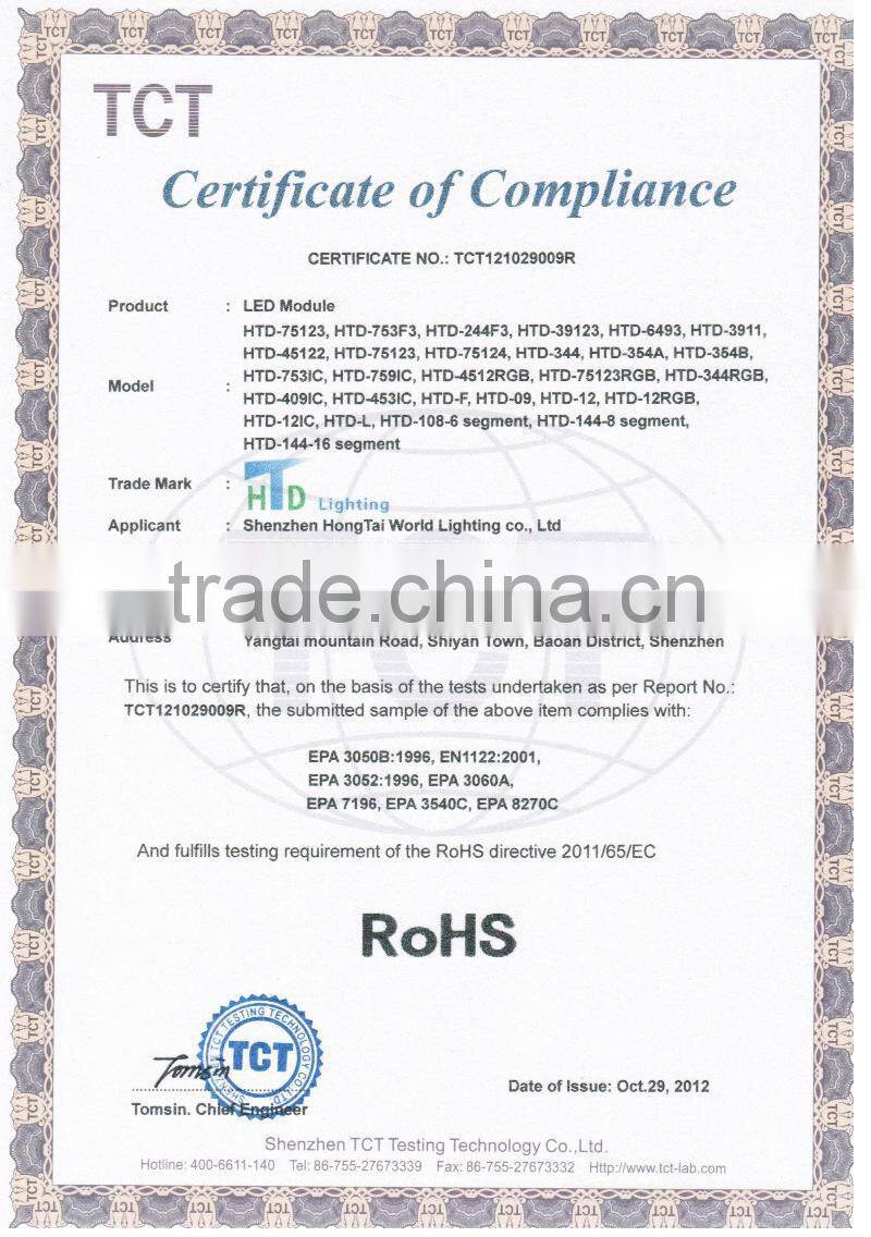 Best price for HTD-453IC Full color RGB 256 gray level IP 65 Point light