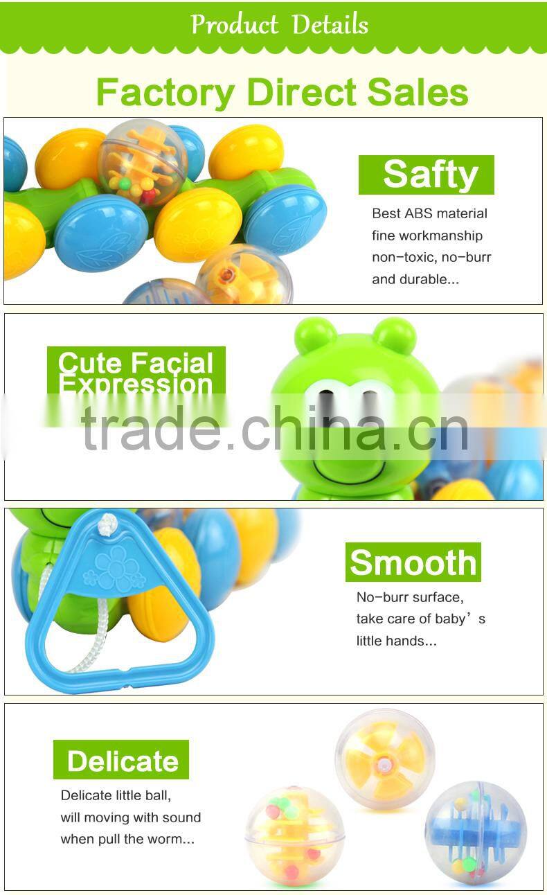 Chuangfa toys--Funny pull & push animal toys, hand sliding toys animal, sliding worm