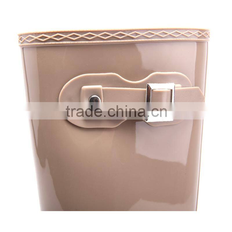 Plain rain boots ladies wellington boots horse rain boots manufacturer SA-9992