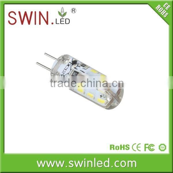 DC12V G4 silicon glue 1.5W 3014 chips led bulb